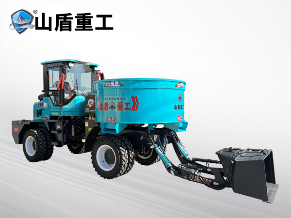 3500型8輪自上料平口攪拌車